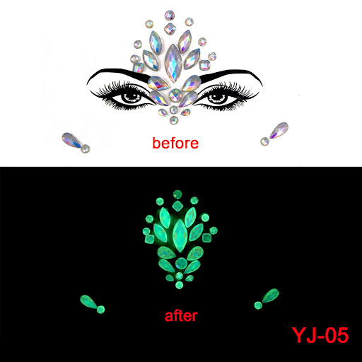 Title 11, Halloween Ghost Face Crystal Diamond Sticker Lu...