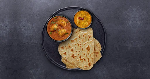 Egg Curry - Paratha Thali