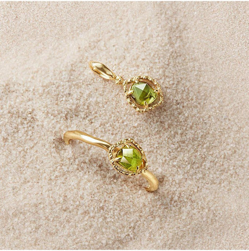 Title 6, Japanese Imitation Peridot Ring for Women. Affo...