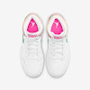 air jordan 1 mid se white / arctic punch / pale vanilla / green glow