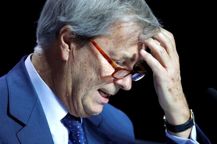 Vincent Bollore, Chairman of the Supervisory Board of media group Vivendi, speaks during the company's shareholders meeting in Paris, France, April 19, 2018.