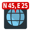 Map Coordinates mobile app icon