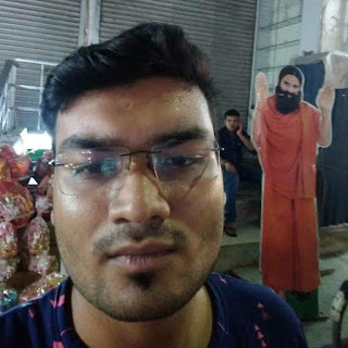 Rahul Goel at Patanjali Store, Shakurpur,  photos