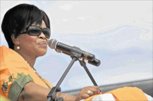 National Freedom Party president, Zanele Magwaza-Msibi.