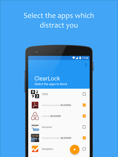 ClearLock: block distractions