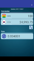 S Korea Won x Ghanaian Cedi Screenshot