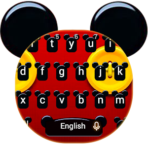 Download Cute Micky Bowknot Keyboard Theme For PC Windows and Mac