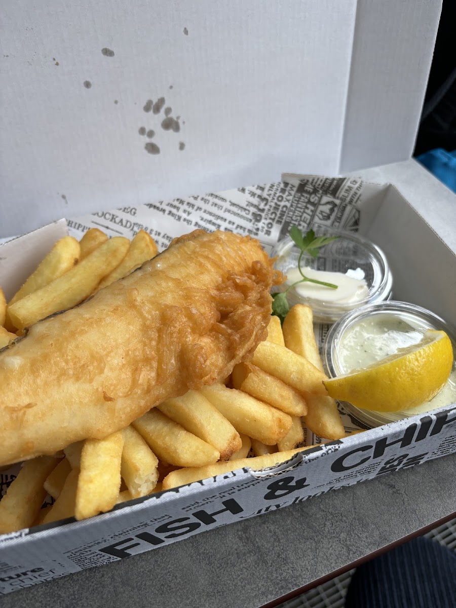 Gluten-Free Fish & Chips at Wicked Fish Spitalfields