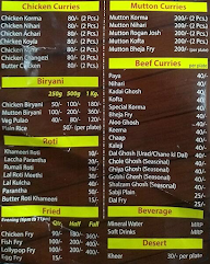 Akramul Ansari menu 1