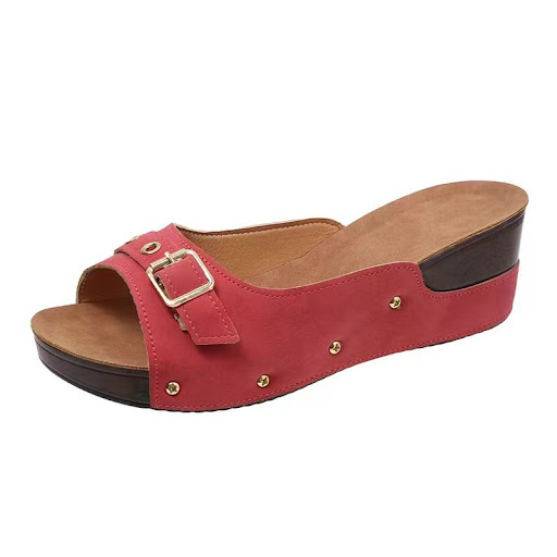 Title 2, Plus Size Spring and Summer New Flip-flops Wedg...