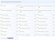 Cupcake Bliss Cake & Desserts menu 2
