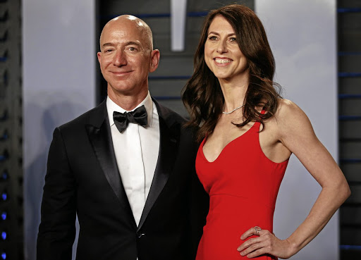 Jeff and MacKenzie Bezos