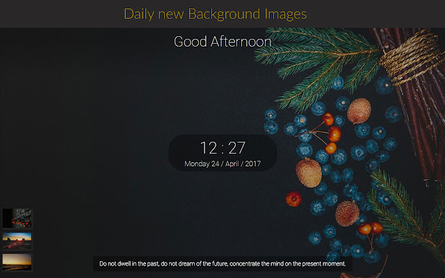 Styled Background chrome extension