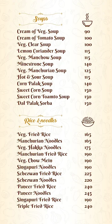 Puranpuri menu 