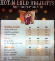 Costa Coffee menu 2