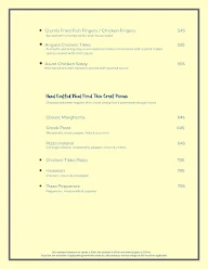 Krystal Bar - Hilton menu 2