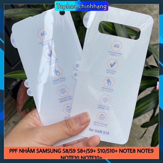 Dán Ppf Nhám Chống Vân Tay Dành Cho Samsung S8 S9 S8+ S9+ S10 S10+ Note8 Note9 Note10 Note10+