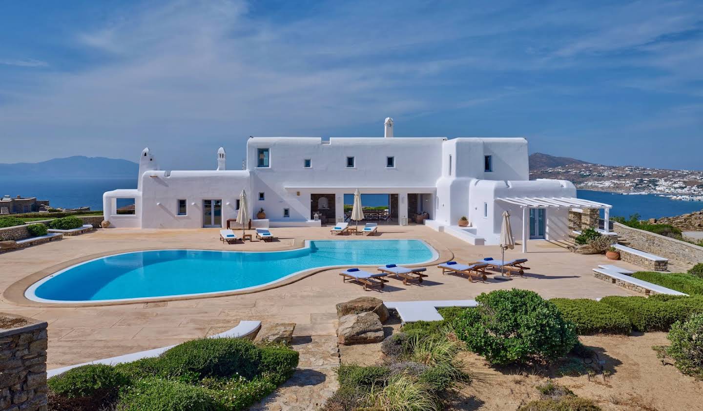 Villa avec piscine et jardin Mikonos