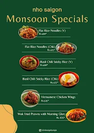 Nho Saigon menu 1