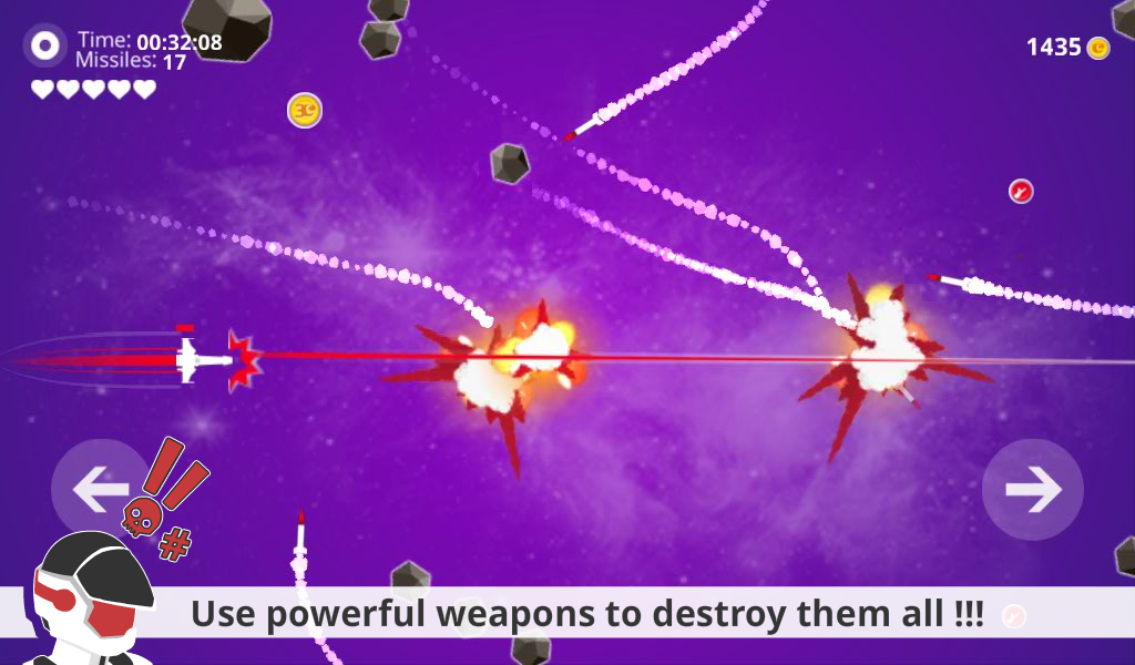    Missiles Kaboom!- screenshot  
