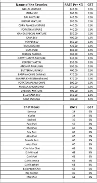 Ganga Sweets menu 5