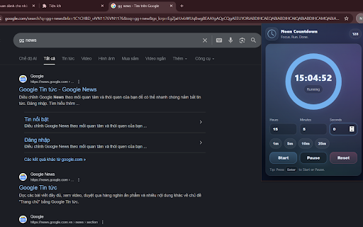 Neon Countdown Timer