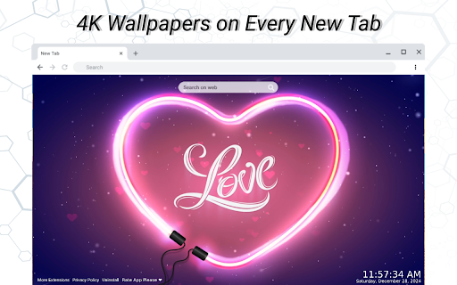Heart Love Live Wallpaper