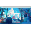 Anime girl sleep at summertime