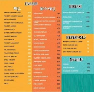 Zabardast Zaffran menu 1