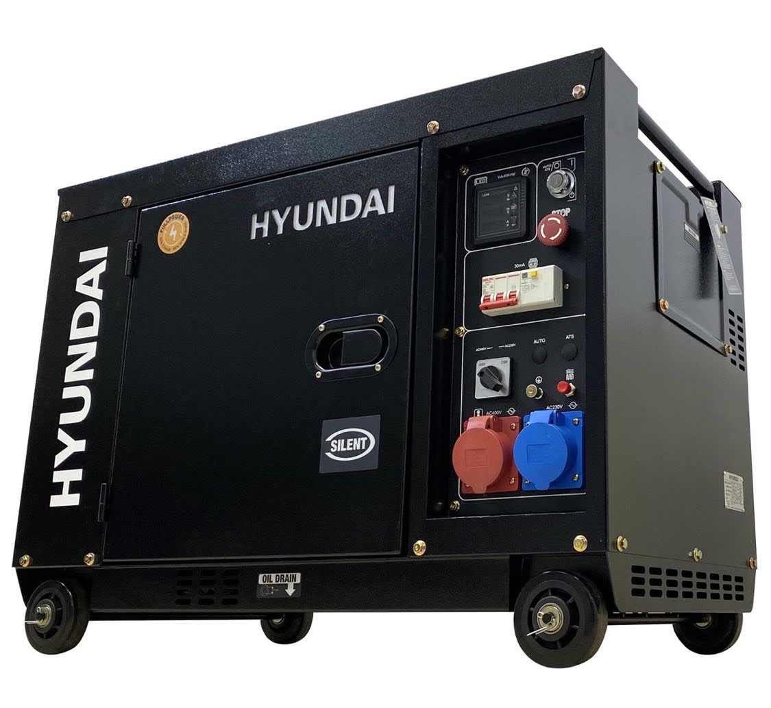 emulsie Dressoir cabine Foodtrailer.be | Hyundai HHDD90 diesel stroomgenerator 230V/400V 8,1KW