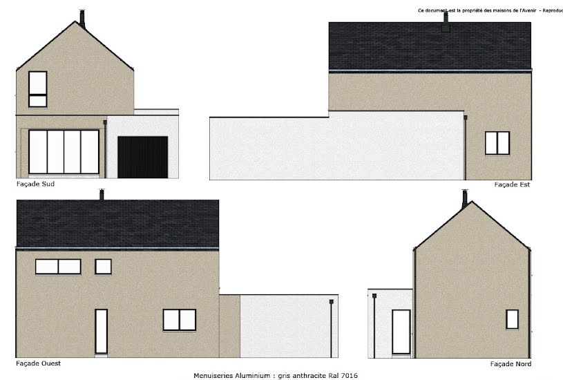  Vente Terrain + Maison - Terrain : 376m² - Maison : 86m² à Clohars-Carnoët (29360) 