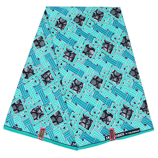 Title 16, 100% Polyester African Batik Fabric for Dresses...