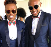 Somizi and his bae looking all sorts of dapper. 