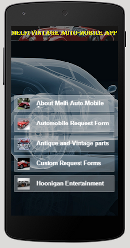 Melfi Auto-Mobile App