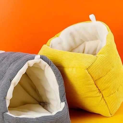 Parrot Nest Warm Bird Nest Winter House Shed Hut Hanging Hammock Cage Accessories Plush Hideaway Hamster Small Pet Parro
