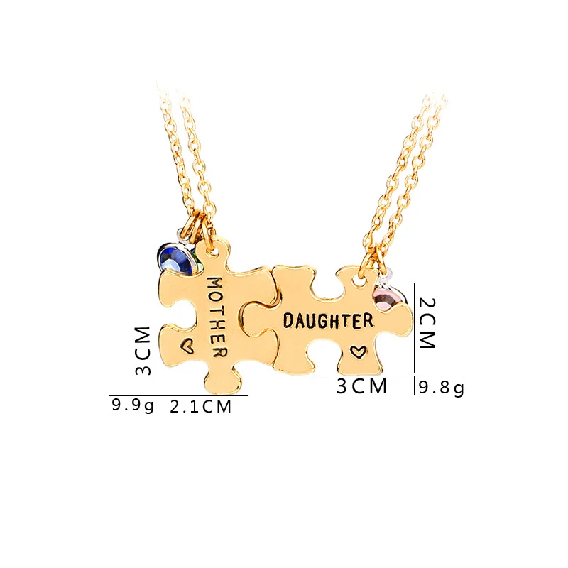 Geometric stitching necklace