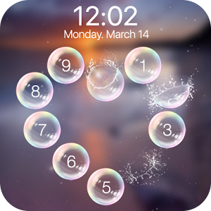 lock screen bubble heart Mod apk أحدث إصدار تنزيل مجاني