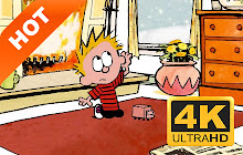 Calvin and Hobbs Pop Comics HD New Tabs Theme small promo image