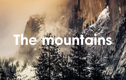 The mountains small promo image