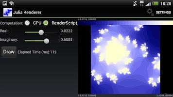 Julia set fractal renderer Screenshot