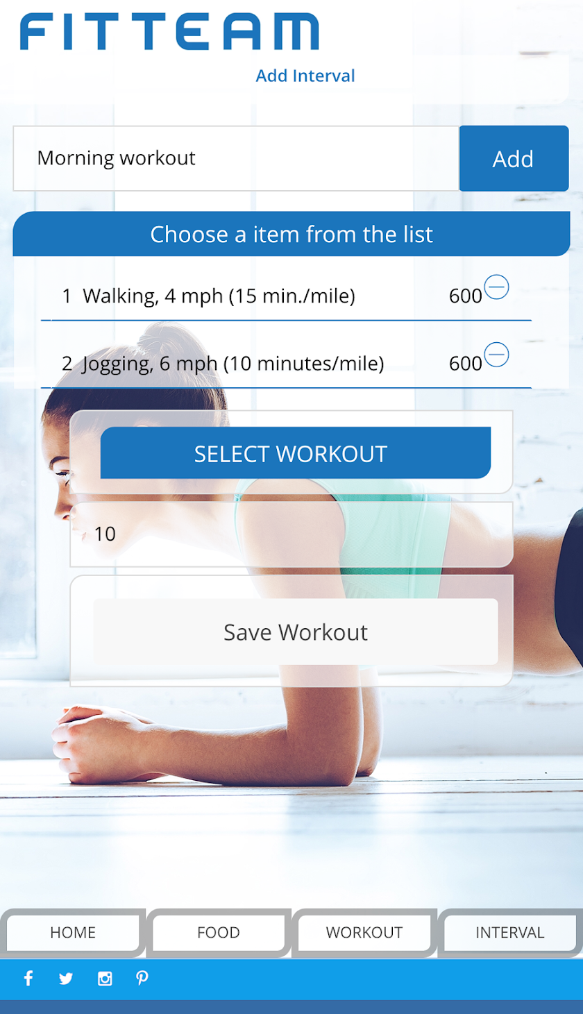Fitteam Fitness Screen 1