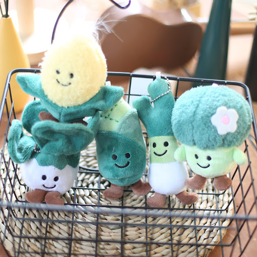 Title 4, Cute Vegetable Cabbage Broccoli Corn Bamboo Sho...