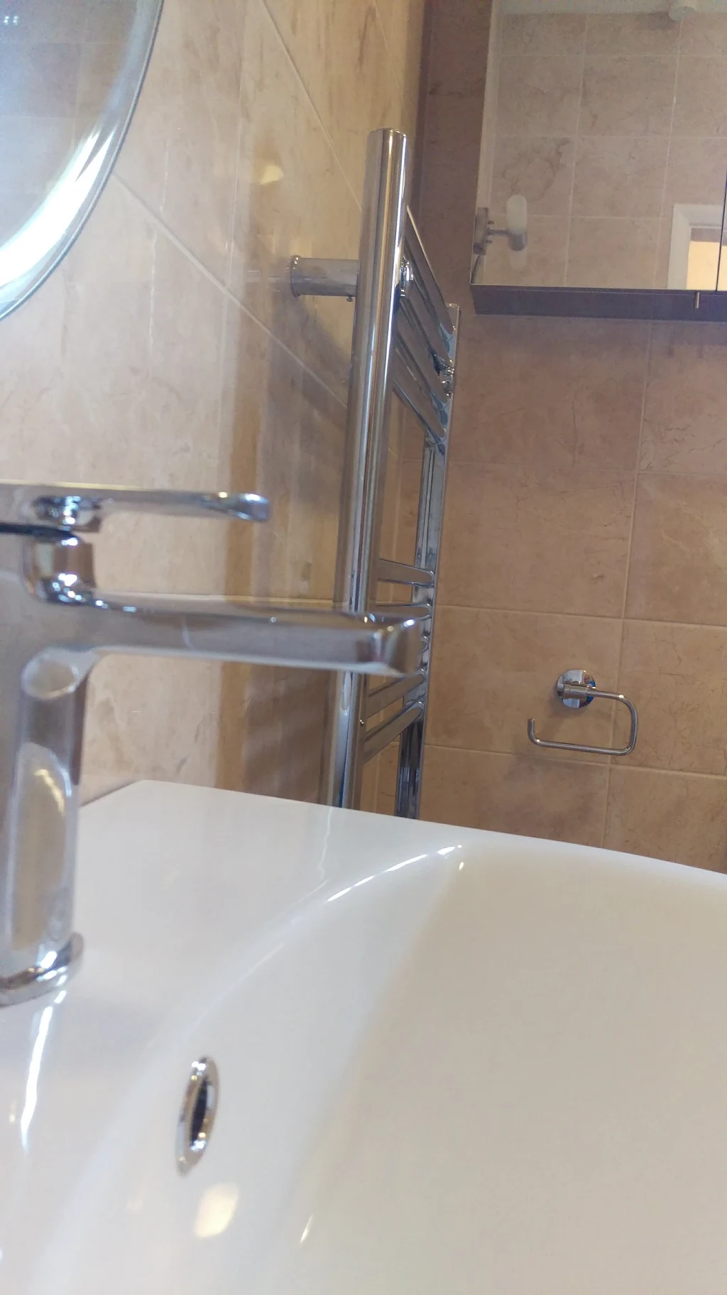 Album cover: Bathroom installation