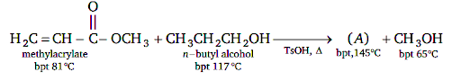 Chemical reaction of ester