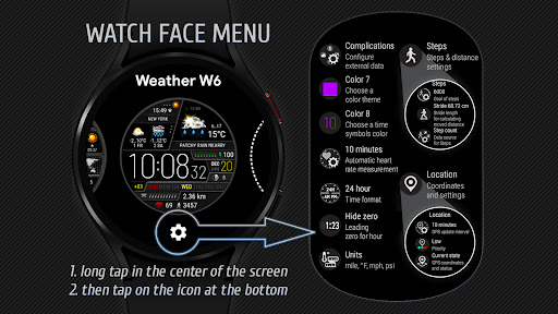 Screenshot Weather watch face W6