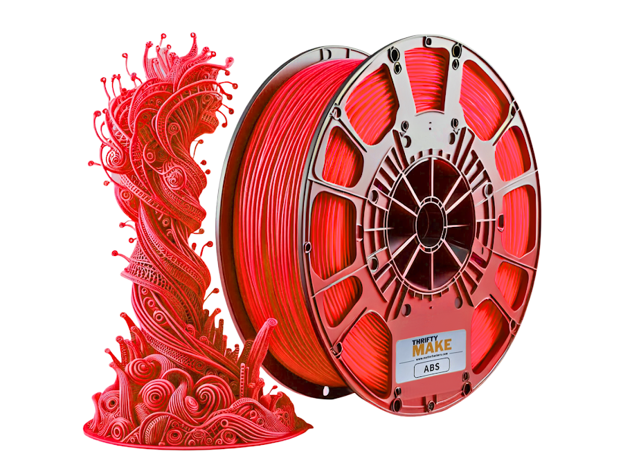 ThriftyMake Red ABS Filament - 1.75mm (1kg)