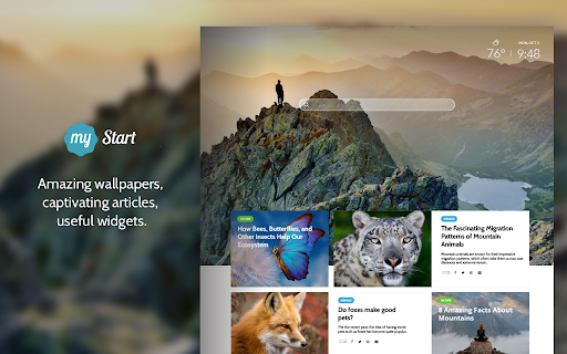 MyStart Homepage & Search for Chrome