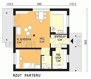 WB-3930 - Rzut parteru