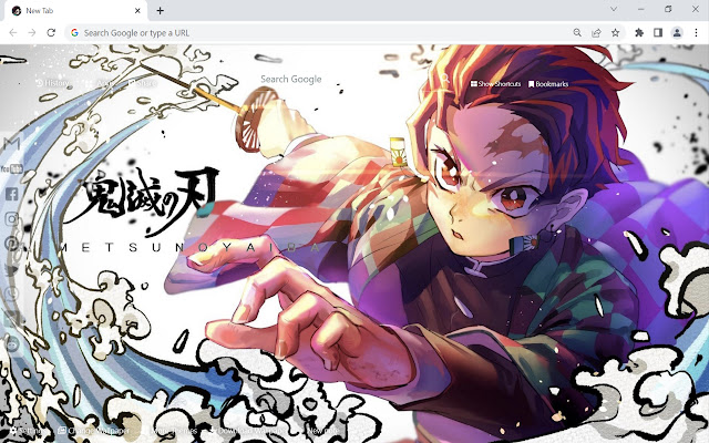 Demon Slayer Tanjiro Wallpaper chrome extension