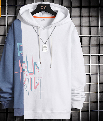 Title 4, Mens Hip Hop Alphabet Korean Hoodie, perfect f...